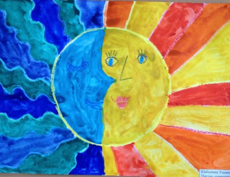 Рисование на тему день ночь