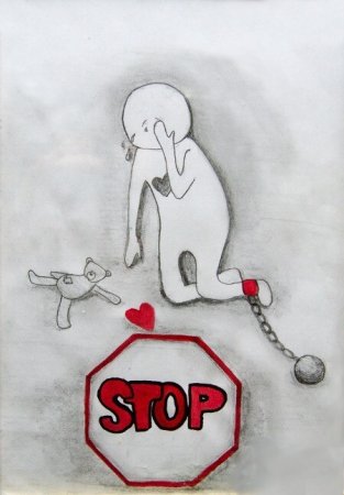 Рисунки на тему насилие в семье