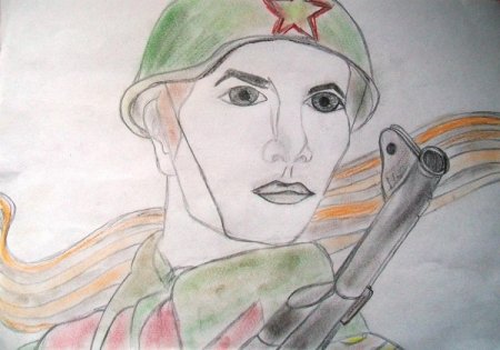 Рисунок на тему день героев Отечества