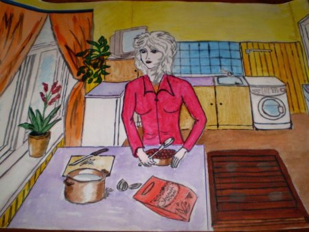 Рисунок ко Дню матери