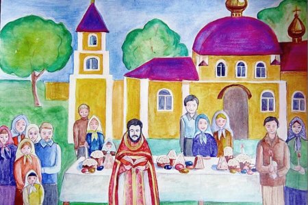 Рисунок на тему православные праздники