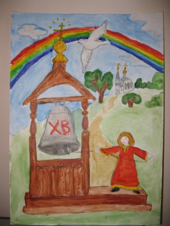 Рисунки на церковную тему