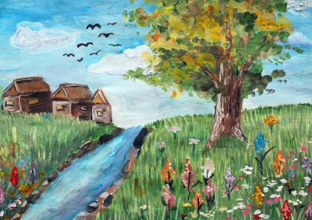 Красота родного края рисунки