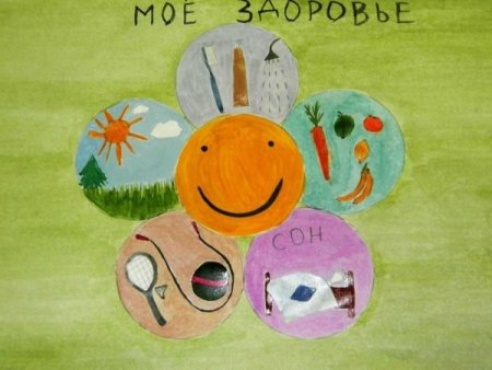 Рисование здоровый образ жизни