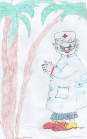 Рисование добрый доктор Айболит