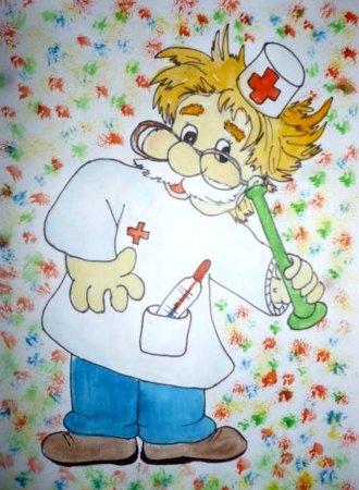 Рисунок доктора Айболита