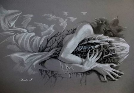 Ужасные рисунки карандашом