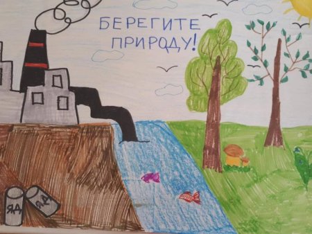 Рисунок на тему береги природу