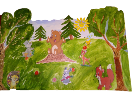 На Поляне рисунок