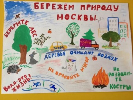 Плакат берегите природу