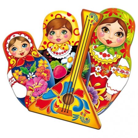 Символы России Матрешка балалайка самовар