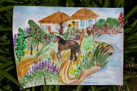 Рисунок на казачью тему