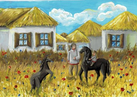 Рисунок на казачью тематику