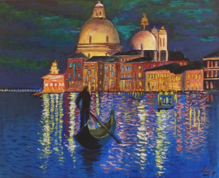Венецианская ночь Глинка иллюстрация