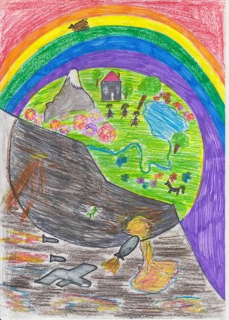 Мир без ядерных катастроф рисунки