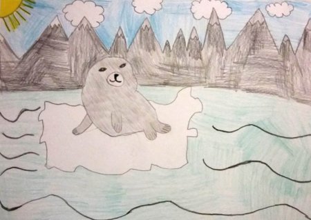Рисунок Байкал на конкурс