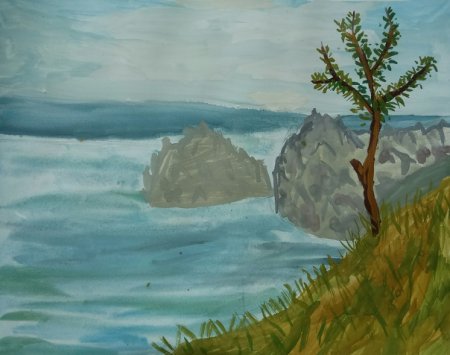 Байкал для рисования