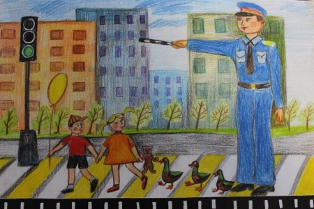 Рисунок на тему полицейский дядя Степа