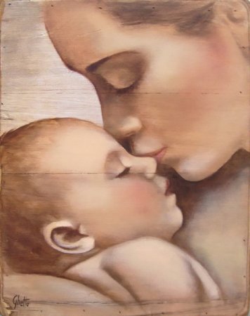 "Мать и дитя", Жук, 1906