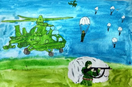 Рисунки на военную тему