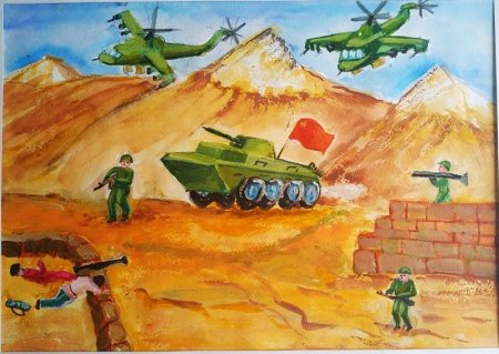 Рисование наша армия