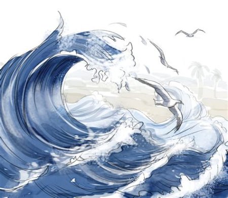 Волна рисунок