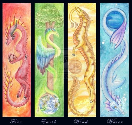 Драконы 4 стихий