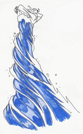 Стихия воды эскиз