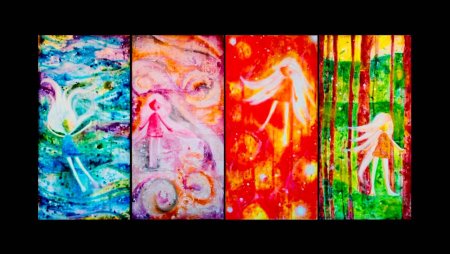 Стихии в картинах детей