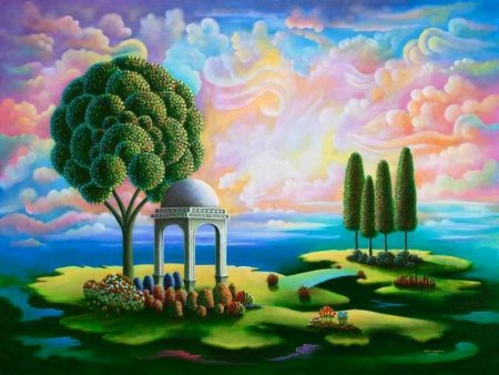 Летающие острова фэнтези