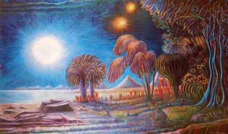 Фантастические пейзажи маслом