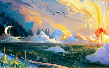 Фантастический пейзаж в живописи