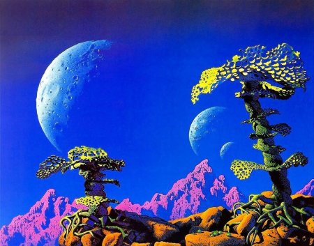 Фантастический пейзаж для детей