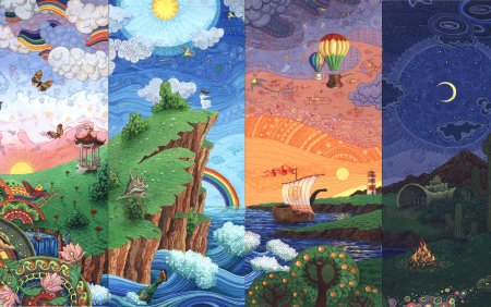 Сказочные фантастические пейзажи