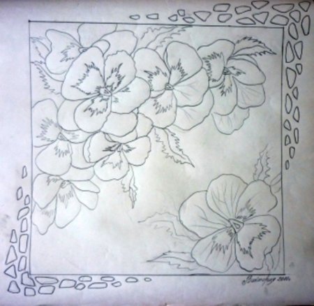 Эскиз Павло Посадкого платка