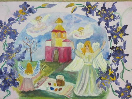 Рисунок на пасхальную тему