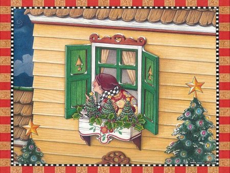 Рисунок на тему Рождество