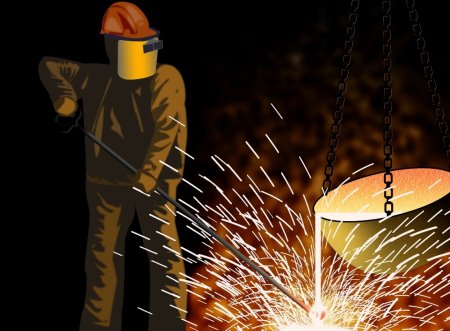 Раскраска завода с трубами