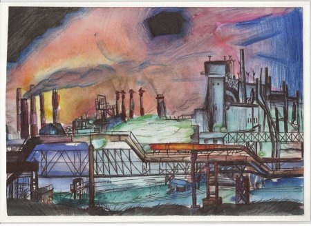 Металлургия живопись