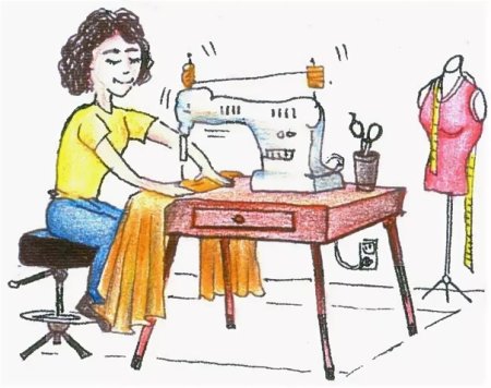 Рисунок на тему дизайнер одежды