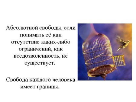 Абсолютная Свобода человека