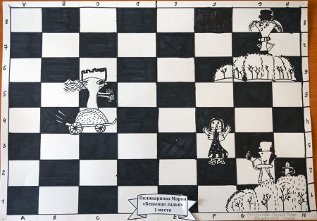 Детские рисунки про шахматы
