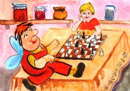 Шахматы рисунок