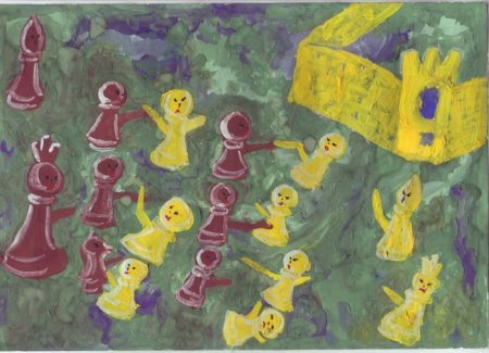 Рисунки на тему шахматное королевство для детей