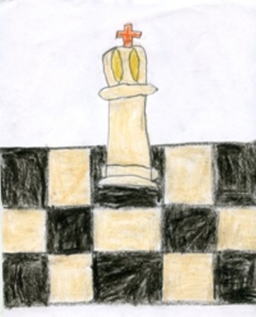 Рисунки в шахматном стиле