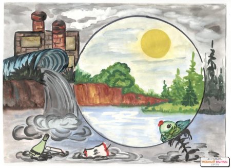 Плакат берегите воду