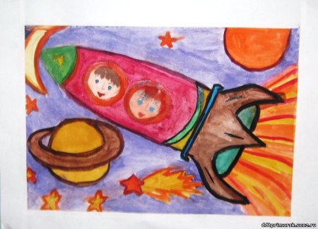 Рисунок на конкурс гагаринцы