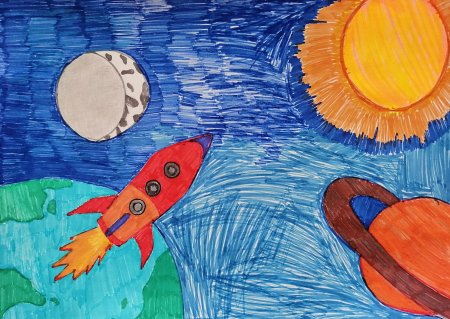 Космос глазамиребёнка