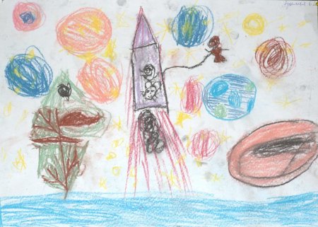 Рисунки на конкурс мы гагаринцы