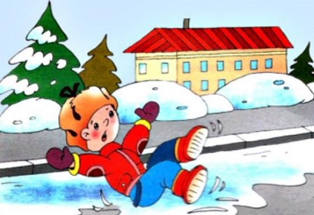 Рисунок на тему гололед